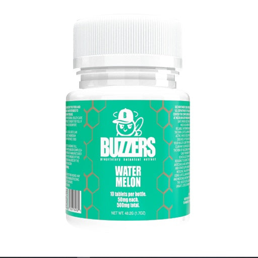 "Buzzers" 50mg - 10ct Bottle 6Btls/Dis I 30 Display