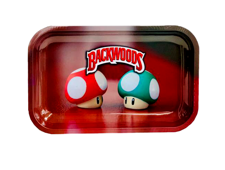 BW Mushroom Toad Mini Rolling Tray With Lid