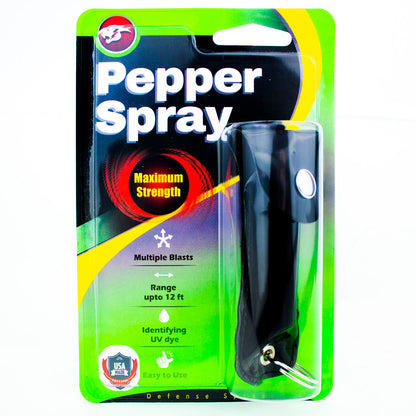 Cheetah Pepper Spray Maximum Strength w/Key-Chain Case Self Defense
