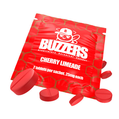 "Buzzers" 25mg - 2ct Sachet 15pk/Dis I 30 Display