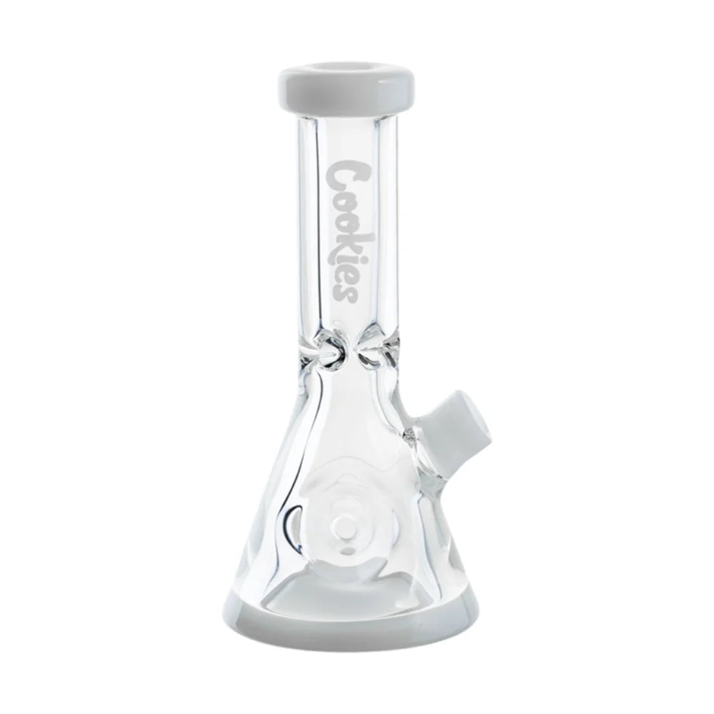 Cookies Mini Beaker Shape Glass Hand Pipe