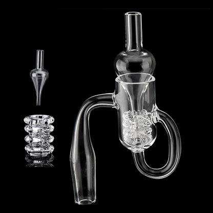diamond knot loop quartz banger