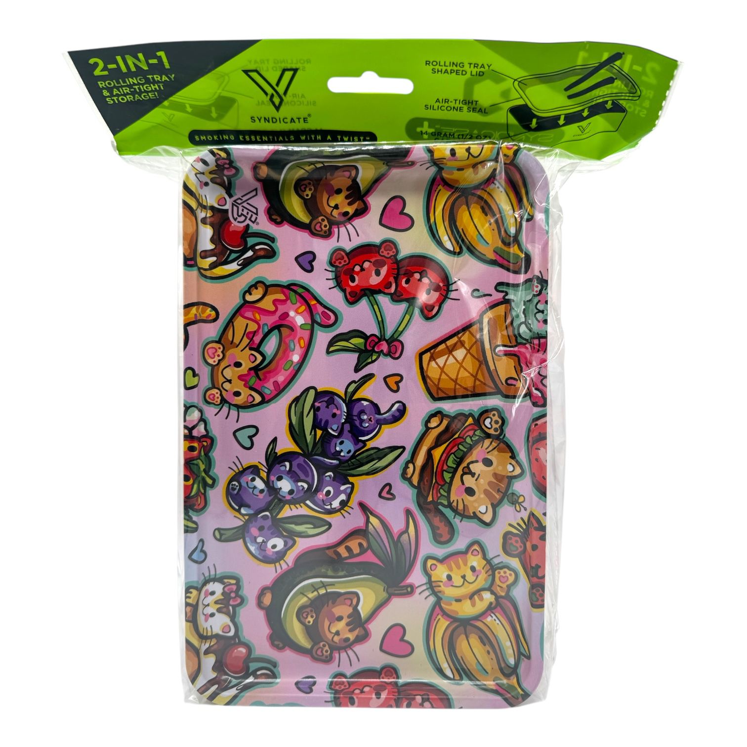 Syndicate 2-IN-1 Rolling Tray & Air Tight Storage