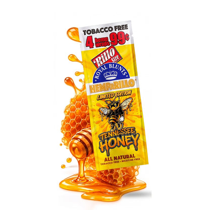 Royal Blunts HEMPARILLO Rillo Size 4 Wraps/Pouch | 15 Pouchs/Box | 30 Display/Case