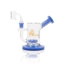 5" MK100 MK70 Mini Dab Rig Water Pipe by MK 100 Glass