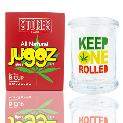 Stokes Juggz Glass Jars - Keep One Rolled