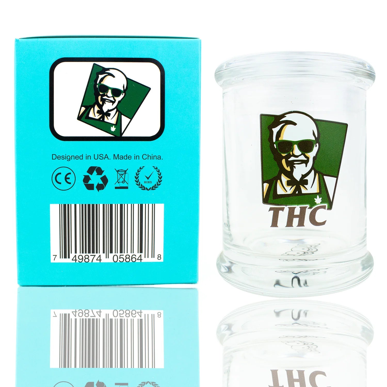 Stokes Juggz Glass Jars - THC