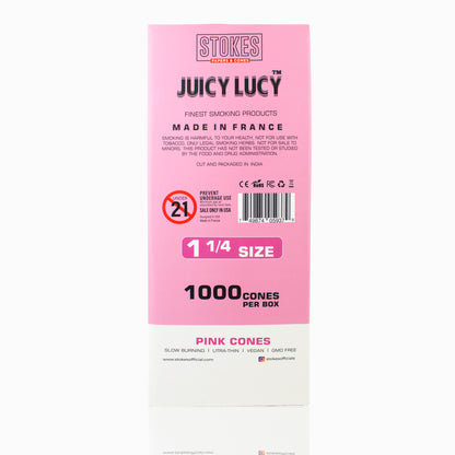 Juicy Lucy Bulk 1 1/4 Pink Cones (1000per box)