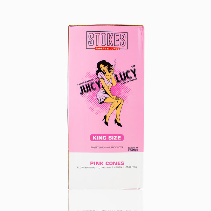 Juicy Lucy Bulk King Size Pink Cones (800per box)