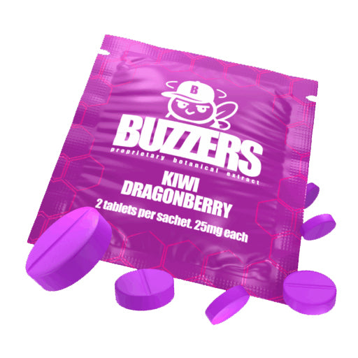 "Buzzers" 25mg - 2ct Sachet 15pk/Dis I 30 Display