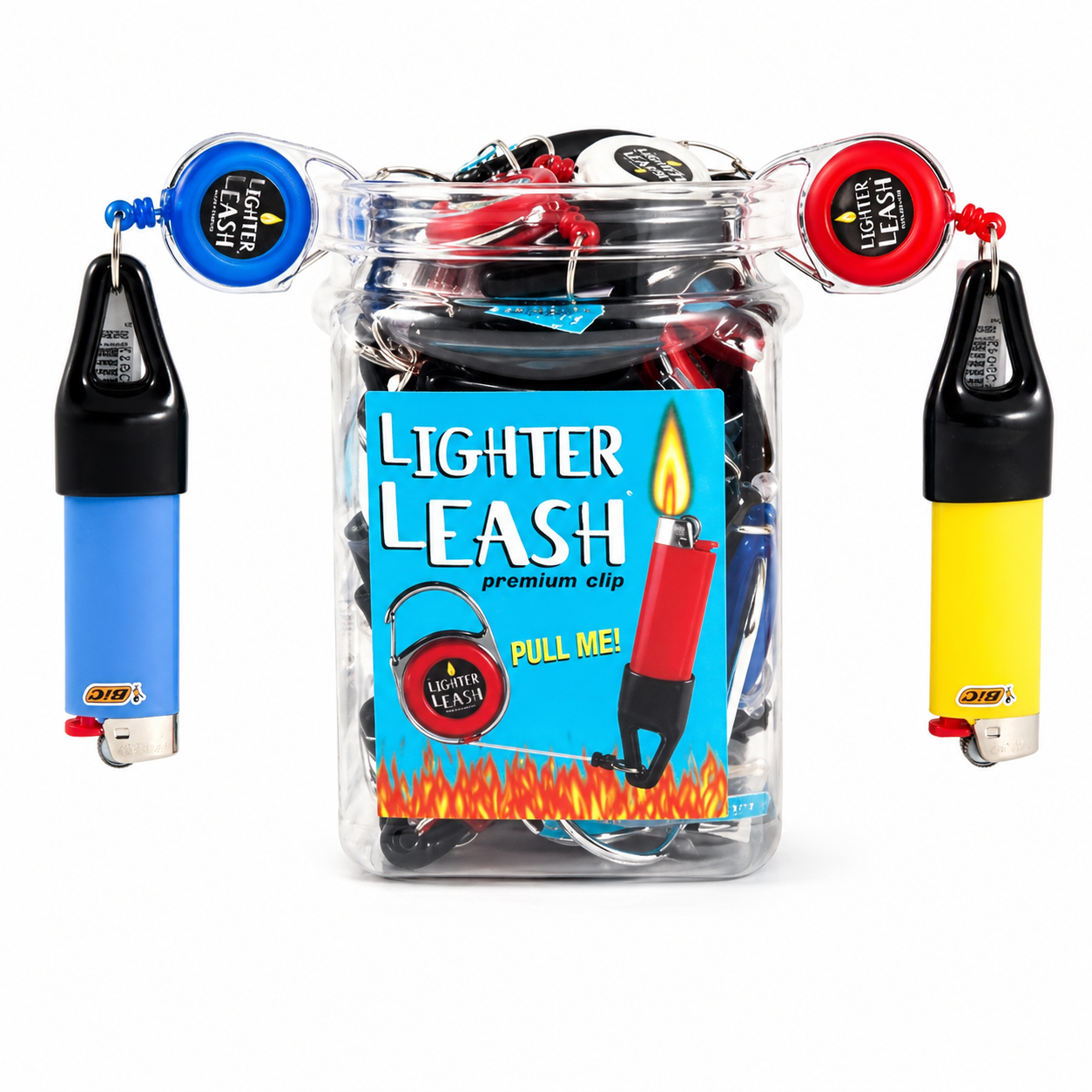 Premium Lighter Leash Jar  (30pc Display)