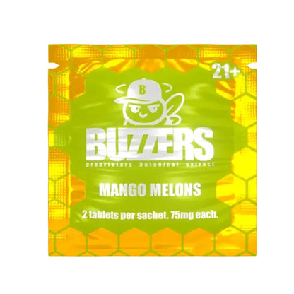 "Buzzers" 75mg - 2ct Sachet 15pk/Dis I 30 Display