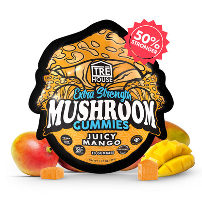TRE House Magic Mushroom Extra Strength Gummies (10 Gummies / Pouch)