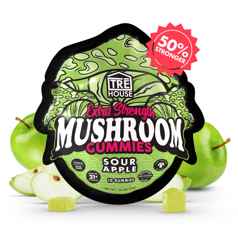 TRE House Magic Mushroom Extra Strength Gummies (10 Gummies / Pouch)
