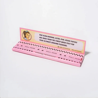 Blazy Susan Pink King Size Wide Rolling Papers 50ct