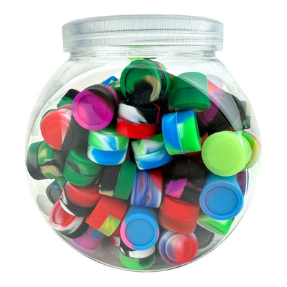 Round Silicone Wax Oil Container 120pc Jar