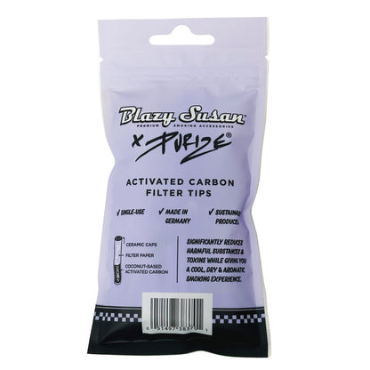 Blazy Susan Purple Filter Tips Xtra Slim 5.9MM 50ct Bag