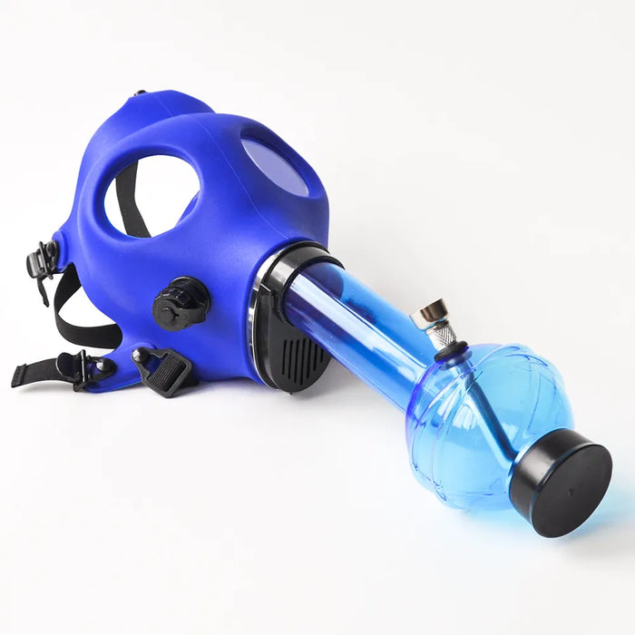 Colored Silicone Gas Mask with Acrylic Water Pipe