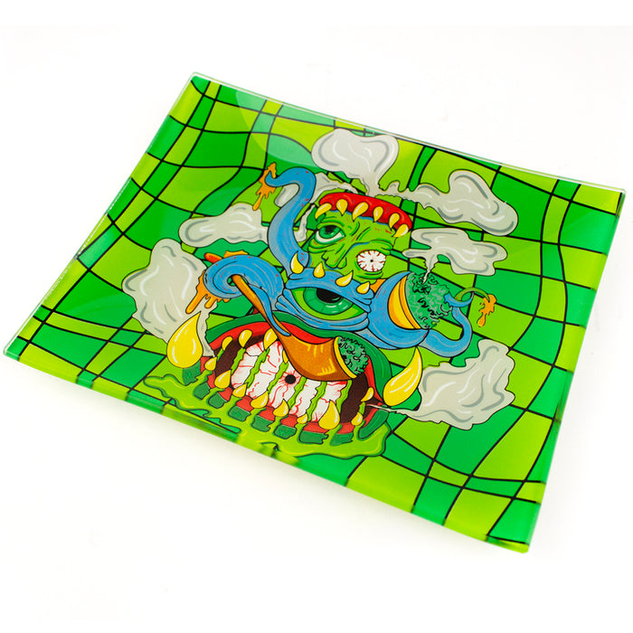 Glass Rolling Tray Premium - Assorted Designs