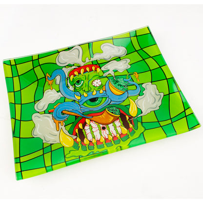 Glass Rolling Tray Premium - Assorted Designs