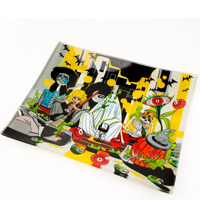 Glass Rolling Tray Premium - Assorted Designs