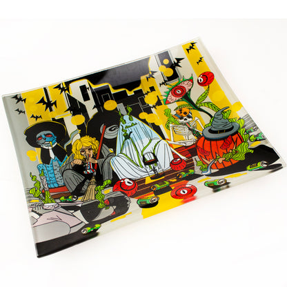 Glass Rolling Tray Premium - Assorted Designs