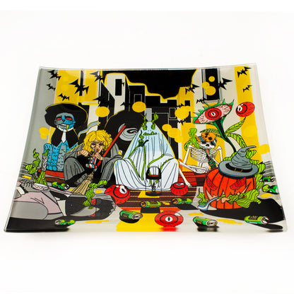 Glass Rolling Tray Premium - Assorted Designs