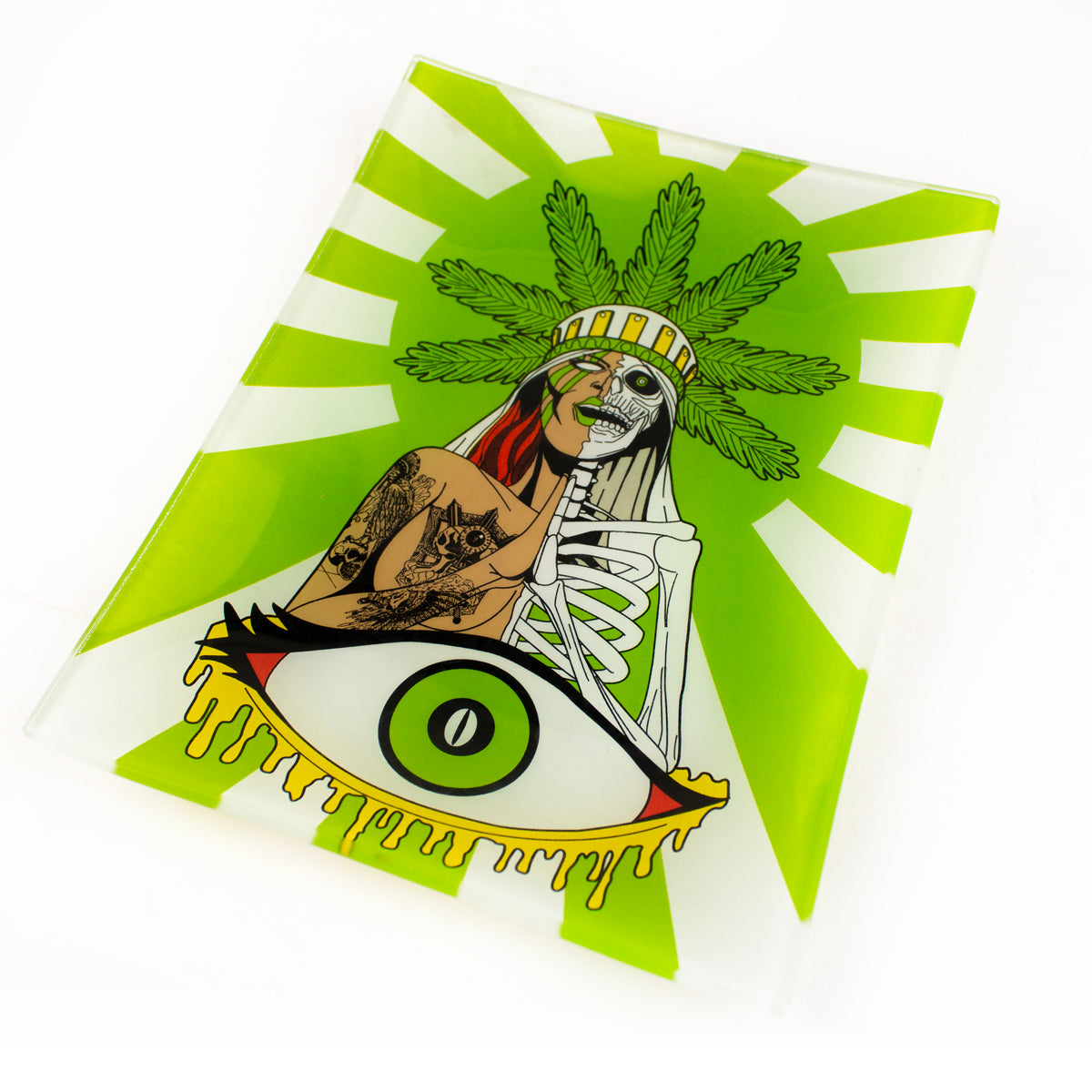 Glass Rolling Tray Premium - Assorted Designs