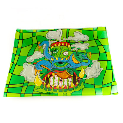 Glass Rolling Tray Premium - Assorted Designs