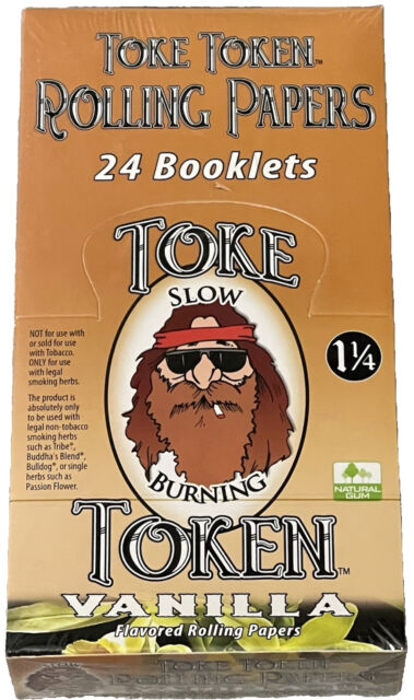 Toke Token Rolling Papers 1/4 - 8 flavors (Box of 24)