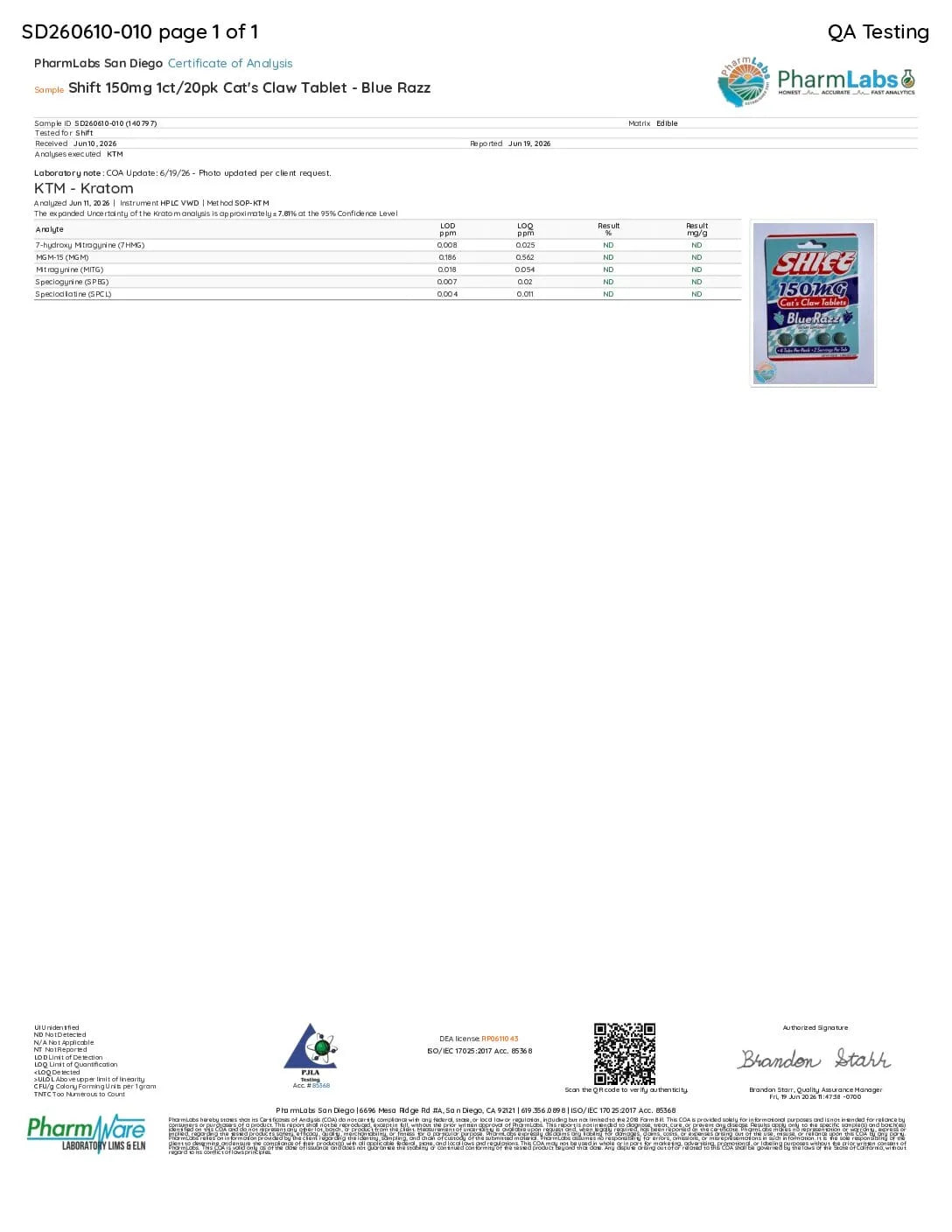 Shift 150mg-1ct - Pack of 20