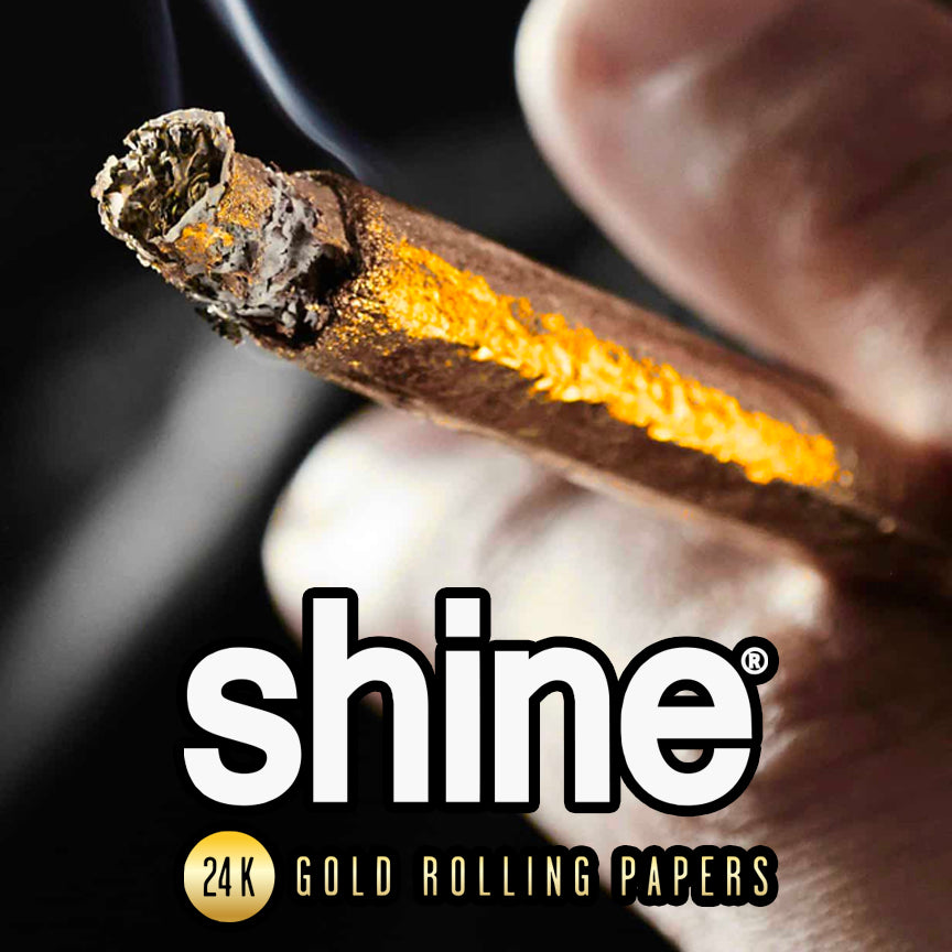 shine 24k gold rolling papers