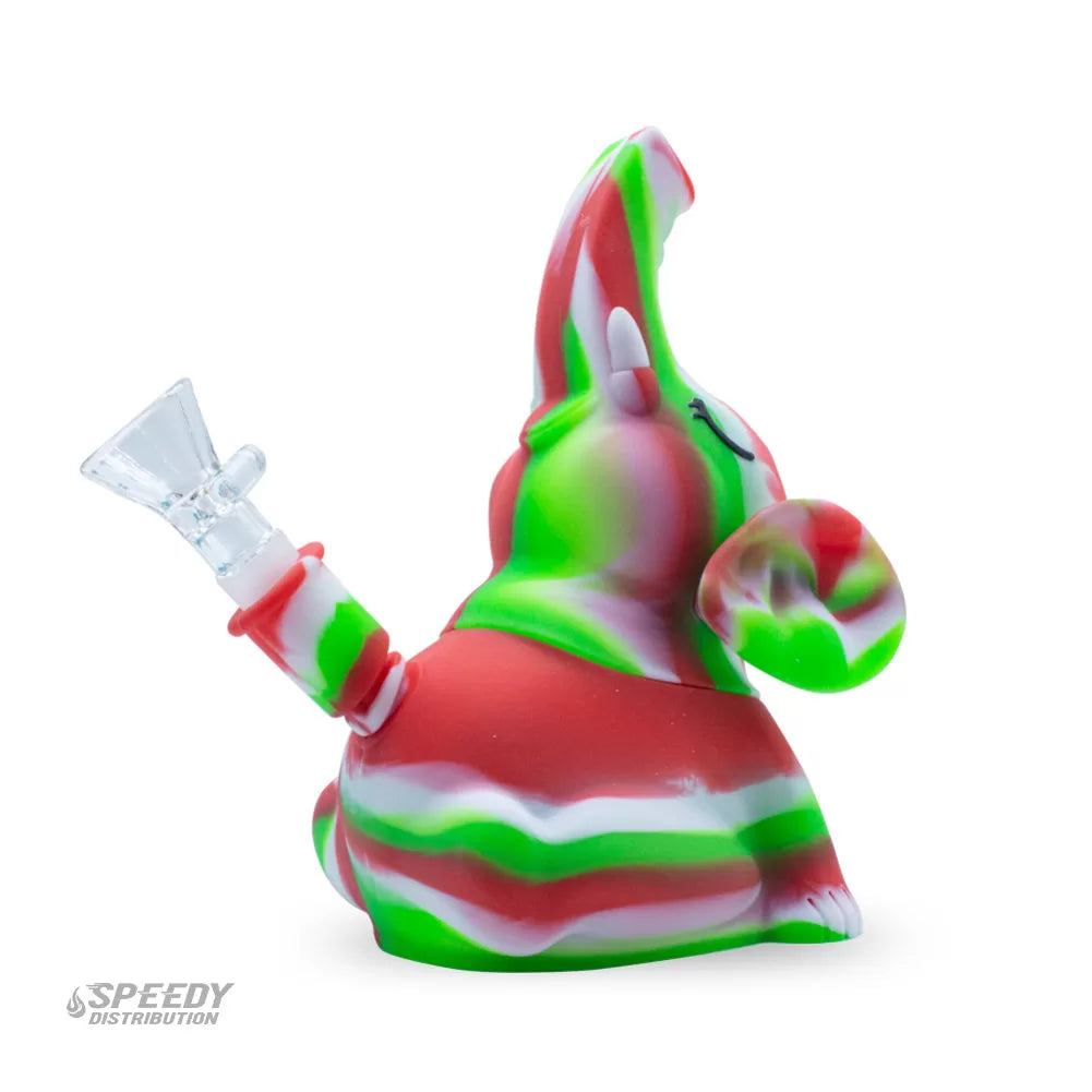 6" Sleepy Elephant Silicone Water Pipe