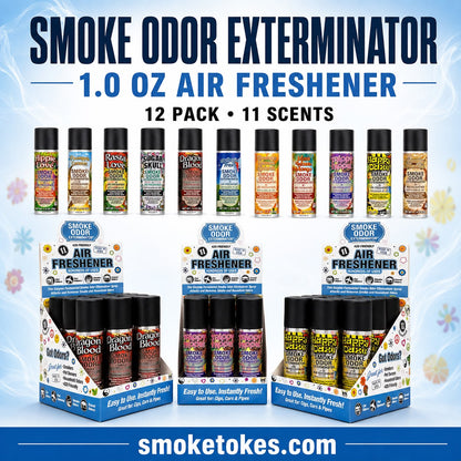 Smoke Odor Exterminator 1.0 Oz  Car Freshener -12pc Display