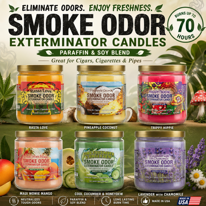 Smoke Odor Exterminator Candles 13oz.