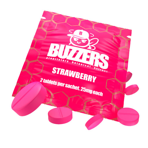 "Buzzers" 25mg - 2ct Sachet 15pk/Dis I 30 Display