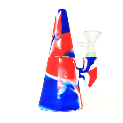 6" Silicone Cone Water Pipe (Assorted Colors)