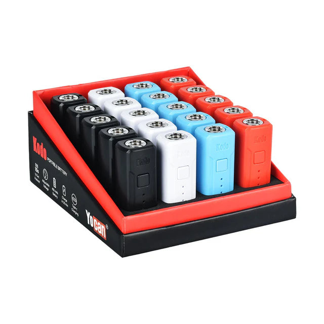 Yocan Kodo 510 Box Mod Portable Battery 400mAh 10s Preheat- 20pc Display