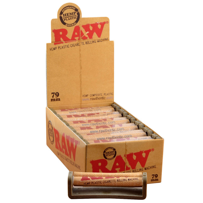 Raw 79mm Cigarette Roller 12 pc Box - Smoketokes