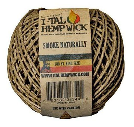 I-Tal 100ft Organic Hemp Wick - Smoketokes