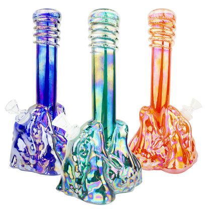 11.5" Lava Glass Water Pipe - (Assorted Colors)