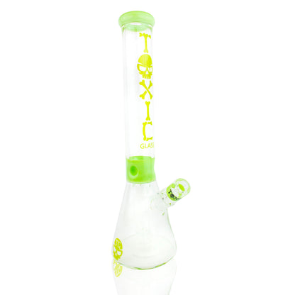 15″ MK100 TX13 Toxic Skull Beaker Water Pipe by MK 100 Glass