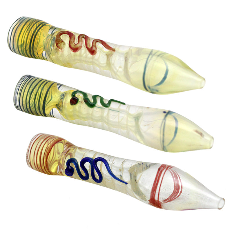 4" Snake Glass Chillum - Smoketokes