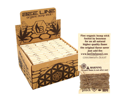 Bee Line Original 9ft Organic Hemp Wick 78 Pack - Smoketokes