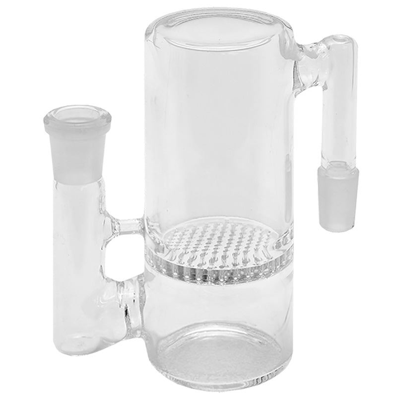 Honeycomb Straight Glass Ash Catcher - Smoketokes