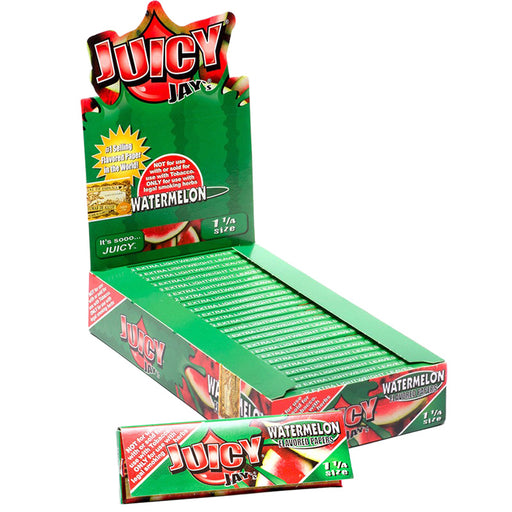 Juicy Jay's 1 1/4" Size Rolling Paper Watermelon Flavor - Smoketokes