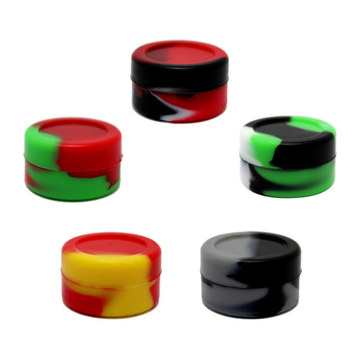 5 Pcs Silicone Jars for Concentrate Wax 5ml Free US Shipping 