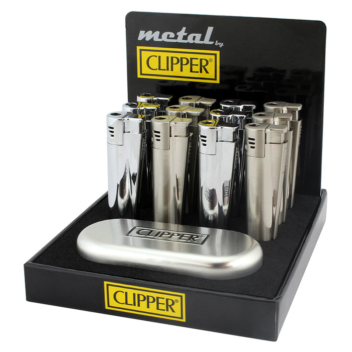 Clipper Full Metal Torch Lighter Display - Smoketokes