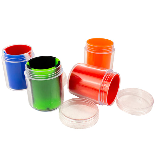 6ML Glass Concentrate Containers – Red Lid