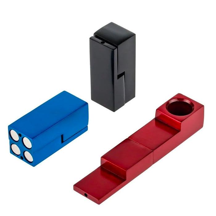 3" Magnetic Cube Metal Hand Pipe